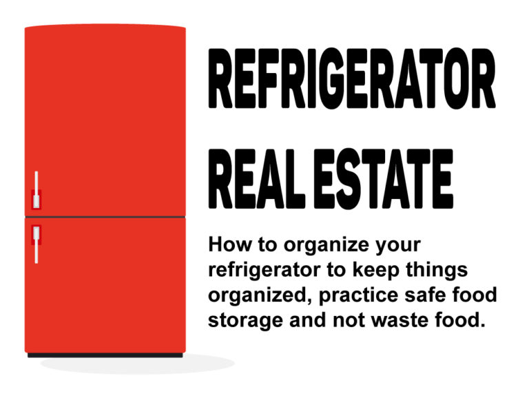 Refrigerator Real Estate A Pinch of Salt Lake