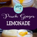 peach ginger lemonade