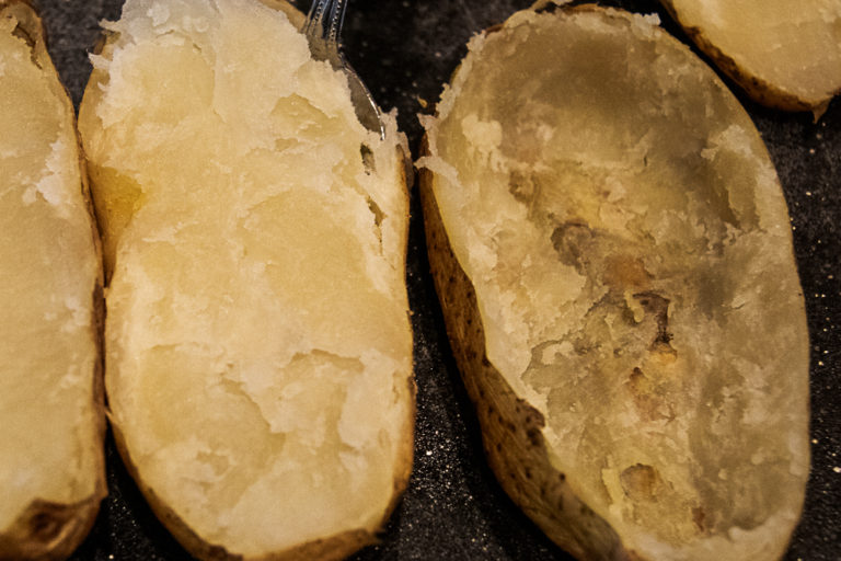 Cheesy Twice Baked Potatoes - A Pinch of Salt Lake