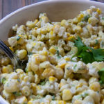 Mexican Street Corn Salad in bowl