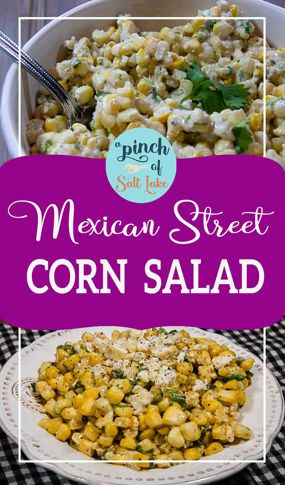Mexican Street Corn Salad - A Pinch of Salt Lake