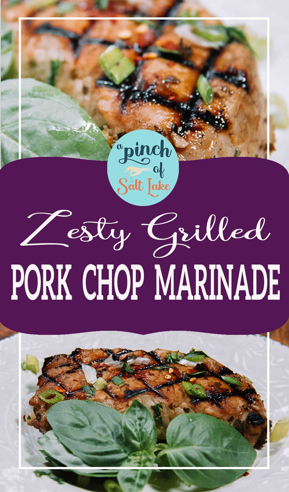 Zesty Grilled Pork Chop Marinade - A Pinch of Salt Lake