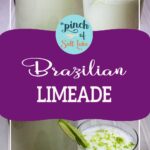 brazilian limeade in glass for Pinterst