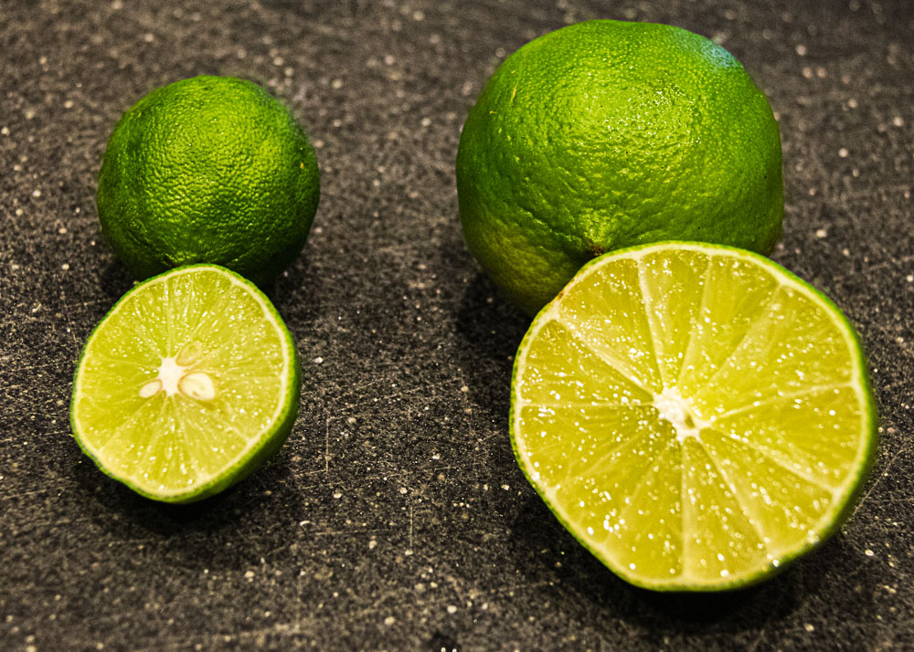 key lime and persian limes