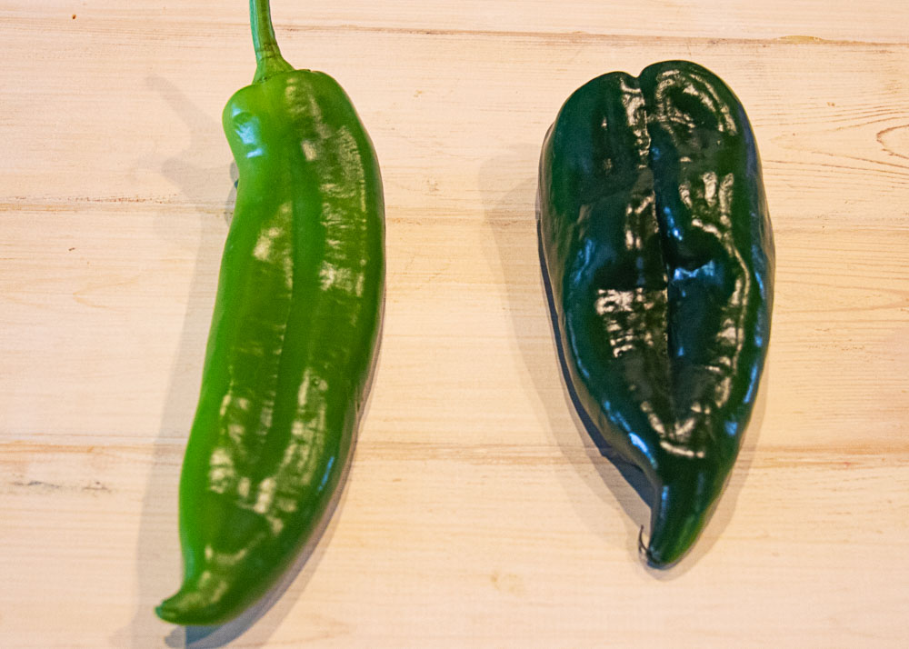 poblano or anaheim pepper