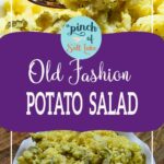 olf fashion potato sald for Pinterest