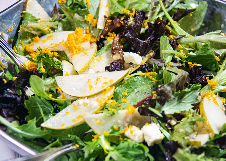 Asian Pear Salad with Maple Dressing A Pinch of Salt Lake